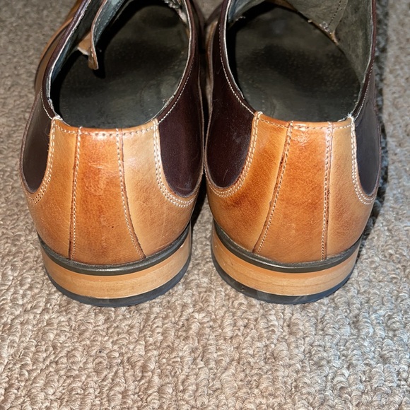 Stacy Adams Brown/Tan Dress Shoes - Picture 10 of 11